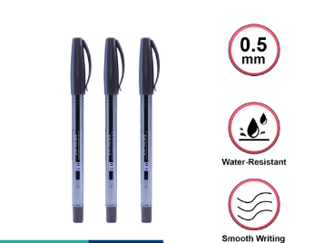 Faber-Castell 1419 Ballpen Black 3PCS [12SP1419BLK3]