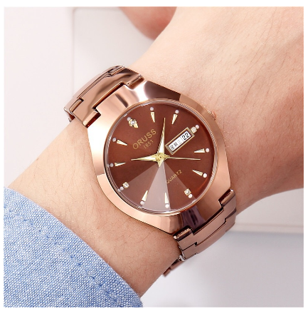 ORUSS Original Full -automatic Non -mechanical Men's Watch Waterproof Stainless Steel Fashion Quartz Watch for Men M5