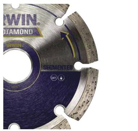 Irwin TDD105 Diamond Wheel Dry Segmented Disc  Power Tools Accessories (4")