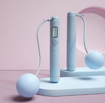 Cordless Electronic Jump Rope 5-Button High Precision Ball Bearing 60s Physical Fitness Test