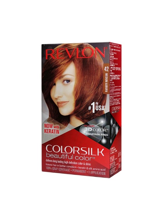 Revlon Color Silk Hair Color No. 42 Medium Auburn
