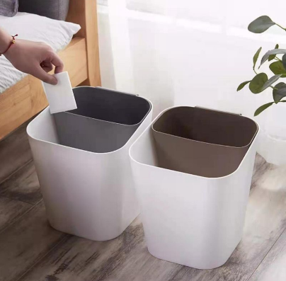Household Kitchen Accessories Double Compartment MINI Trash Bin Storage Bucket Wet and Dry Sorting