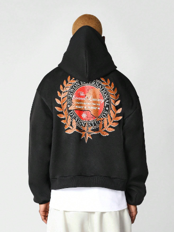 SUMWON Overhead Hoodie With Graphic Print