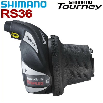 SHIMANO SL-RS36 Shifter 6 Speed Right Twist Grip Shifter Bike Transmission Right 18 Speed Original Shimano