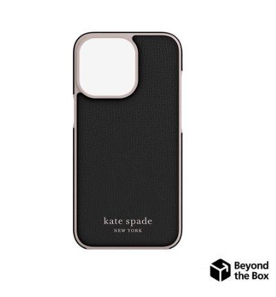 Kate Spade Wrap Case for Apple iPhone 13 Series - Black / Pale Vellum