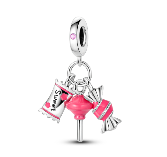 25 Sterling Silver Dog Bone Charm Suitable For Pandora Bracelet DIY 0025