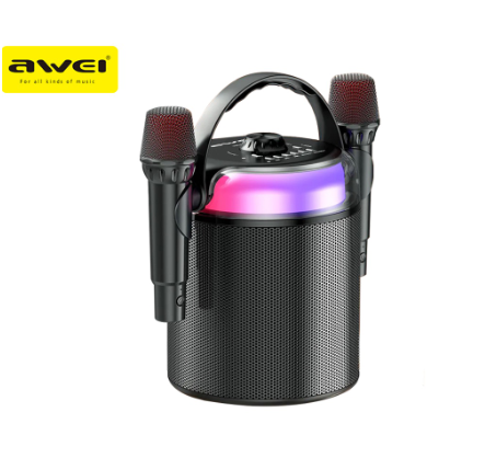 Awei Y388 20W TWS Karaoke Soundbar Hifi Wireless Bluetooth Speaker Outdoor USB Sound System