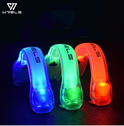 Wrels Night Running LED Arm and Leg Warning Wristband Bicycle Light Outdoor Sports USB Rechargeable