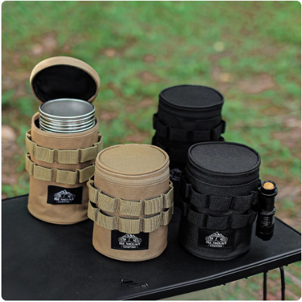 Travel Storage Bag Lightweight Sundries Storage Bag with Hanging Holes Camping Accessory Bag with Handle Camping Accessories