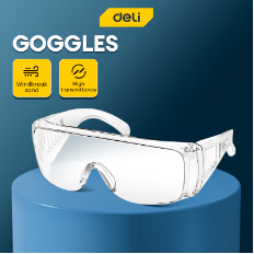 Deli Safety Lab Goggles Anti-Windsand Safety Goggles Eye Protection Glasses