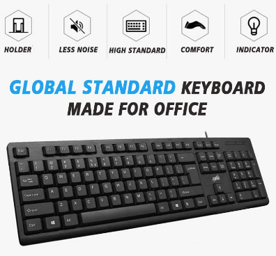 Zeus K500 ( SimpliCity ) Computer Keyboard For Office / Gaming ( Online Exclusive Edition )