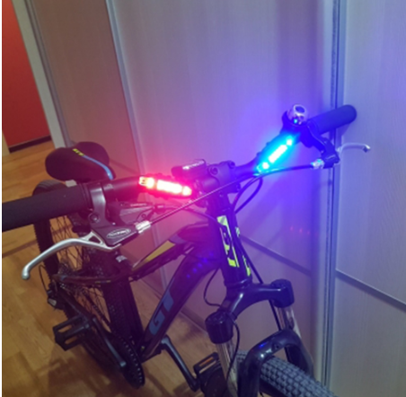 LED Mountain Bike Light USB Rechargeable Bicycle Light Warning Tail Light Outdoor Bicycle Lighting