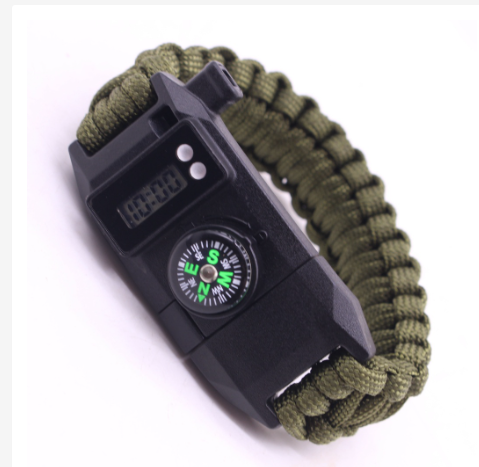 Camping Equipment Knot Bracelet Outdoor Survival Watch Multifunctional Watch Bracelet