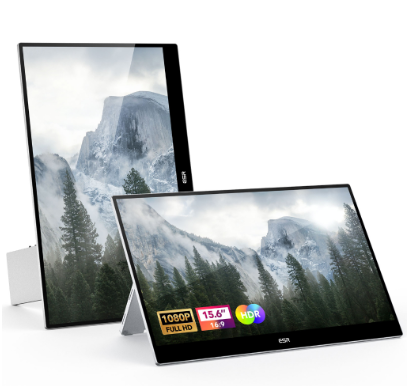 Esr Kickstand Portable Monitor 15.6 inch Portable USB Display Monitor Type C HDMI for PC Laptop