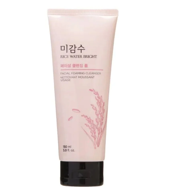 The Face Shop Rice Water Bright Foaming Cleanser (150ml)