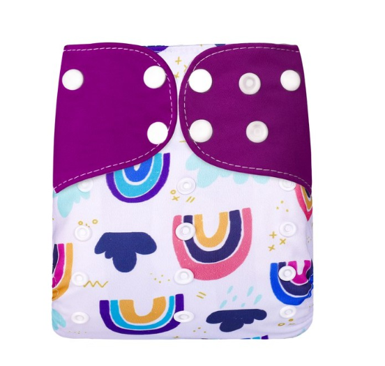Ready Stocks Waterproof Reusable Digital Printed One Size Pocket Cloth Diaper CD27
