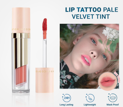 FORENCOS Lip Tattoo Pale Velvet Tint 4G