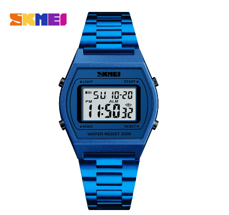 Skmei Women's Simple Digital Waterproof Watch 1328  BLUE