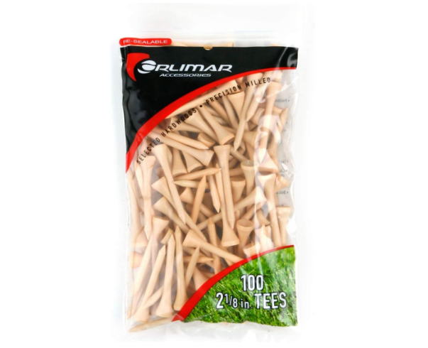Orlimar Unisex Adult 100-pack Golf Tees, Natural, 00 US