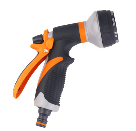 Watering Gun Garden Nozzle Hose Adjustable Nozzle High Pressure Sprayer Water Gun Lawn Hose