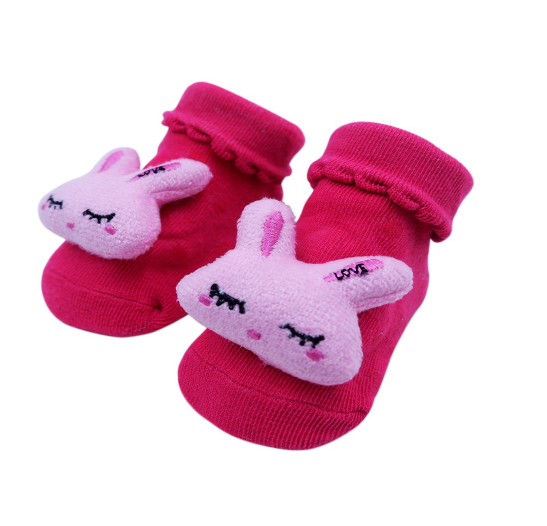 Anti-Skid Animal Character Baby Shoes Sock for Newborn S3