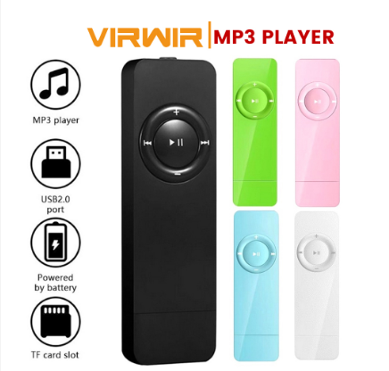 Portable MP3 Music Player USB Lossless Audio Sound Walkman Support Micro TF Card Expandable Up to 16GB