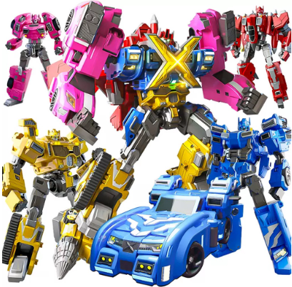 Mini X Force Transformation Action Figure Toys Agent Toys Robot X Volt Kids Toys For Boys Gifts