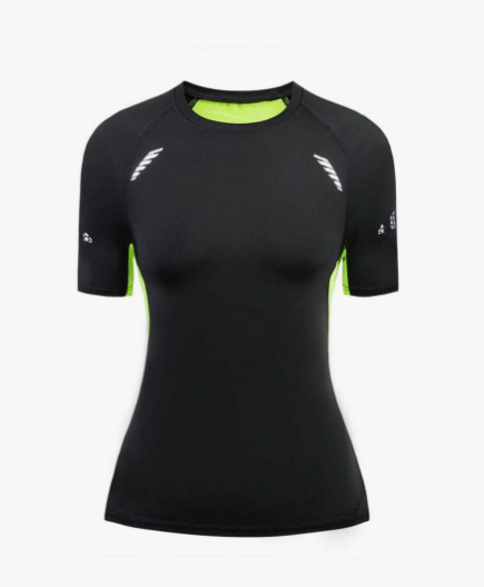 Women's Spring/Summer Athletic Quick-Drying Mesh Short Sleeve T-Shirt, Breathable Workout Top For Sports Like Yoga, Running, Tennis