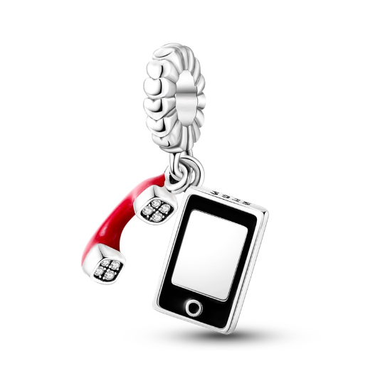 25 Sterling Silver Dog Bone Charm Suitable For Pandora Bracelet DIY 0035