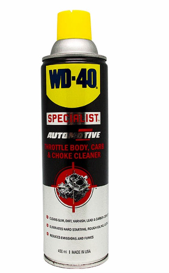 WD-40 Specialist Throttle Body, Carb & Choke Cleaner 450mL