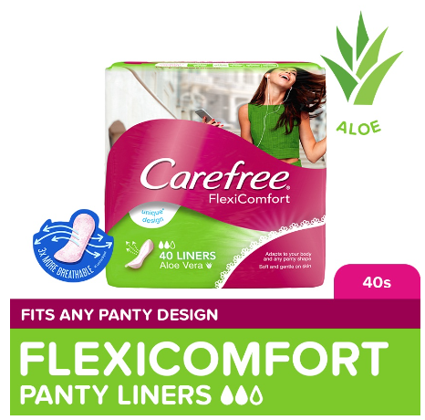 Carefree FlexiComfort Aloe Vera 40s