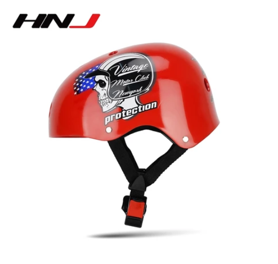 HNJ MOB-AA W-D Motorcycle Bike Nutshell Helmet Open Face Skateboard Helmets HNJ23