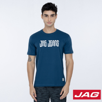 Jag Men's Embossed Logo Tee