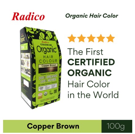 Radico Colour Me Organic Hair Color - Copper Brown 100G