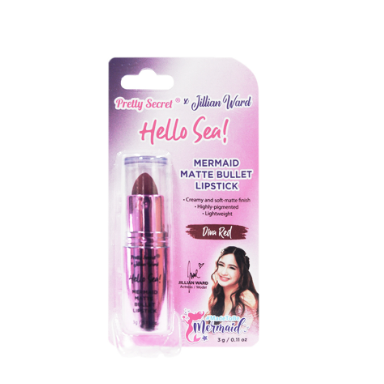 PRETTY SECRET Mermaid Matte Bullet Lipstick 3g- Diva Red