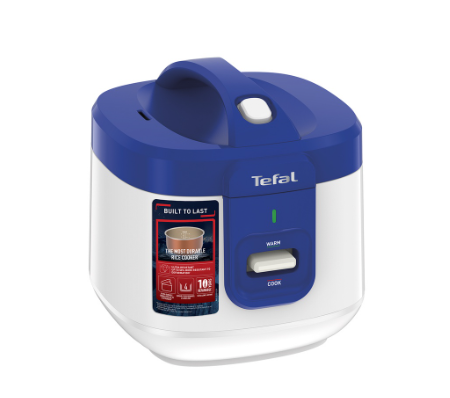 Tefal Everforce Mechanical Rice Cooker Blue RK361165 1.5 Liters/8 Cups 600W Removable Power Cord