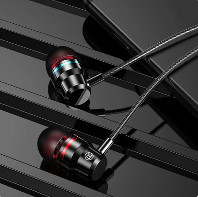 FONKEN 3.5mm Earphone Wired Earpiece Stereo Bass Music Earpiece For Xiaomi Samsung Waterproof Sports Earbuds Gaming Headset Mic