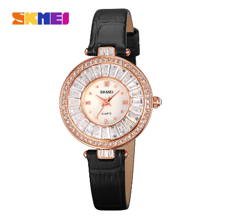 Skmei Elegant Sensual Waterproof Women's Watch 2009 BLACK