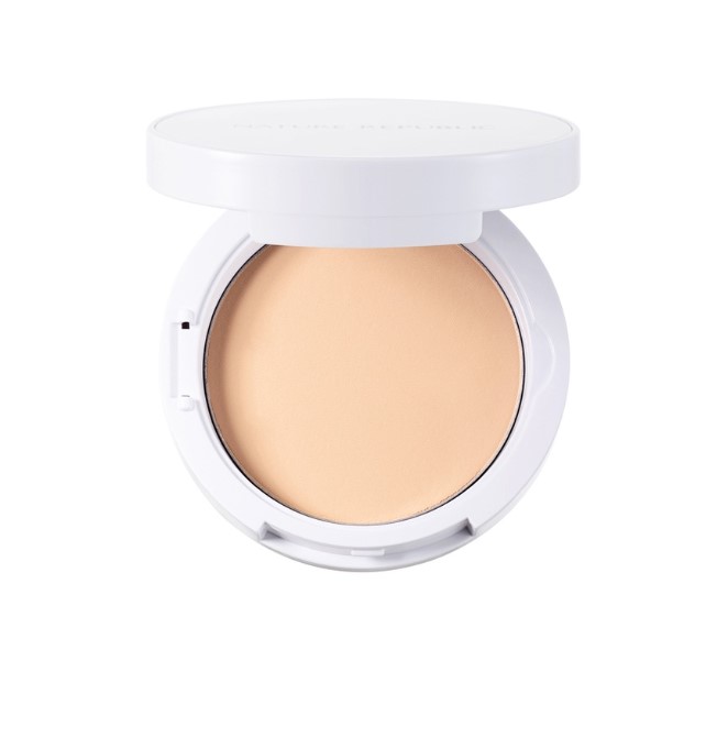 Nature Republic Nature Origin Cover Two Way Pact 02 Natural Beige SPF30PA+++