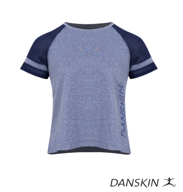 Danskin Pure Dynamic Loose Cropped Shirt for Gym Sports Wear Athleisure Women Activewear