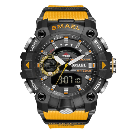 Smael 8040 Fashion Men's Sports Watch Top Brand Quartz 5Bar Waterproof LED Digital Relogio Masculino M1