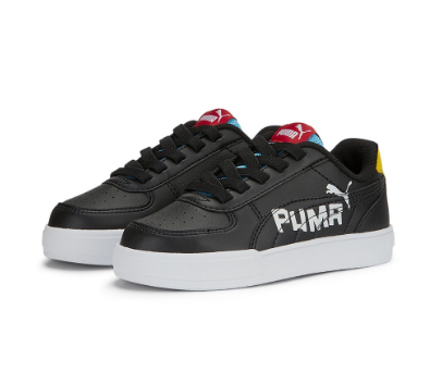 PUMA Unisex Caven Love Kid's Shoes (Black)