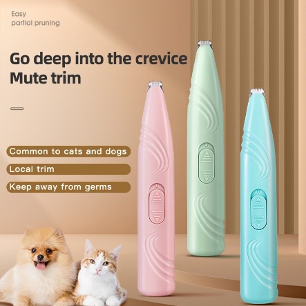 Electric Pet Clippers Cats Dog Foot Hair Trimmer Pet Paw Hair Clipper Shaver Grooming Machine