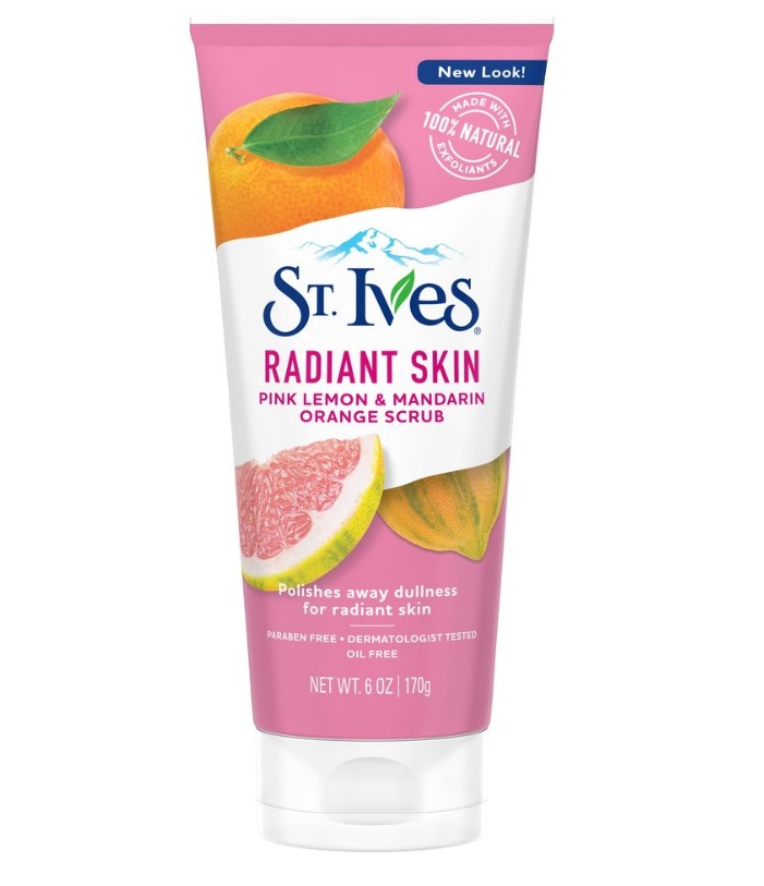 ST. IVES Pink Lemon and Mandarin Orange Exfoliating Face Scrub  6OZ