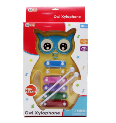 KidShop Yellow Owl Xylophone
