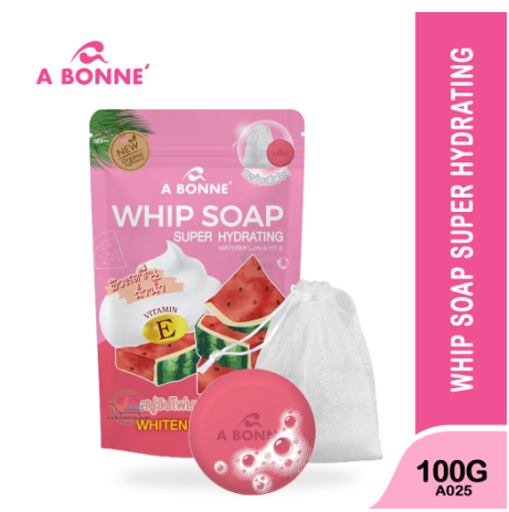 Abonne Whip Soap Super Hydrating 100G - Watermelon & Vitamin E ( A025 )