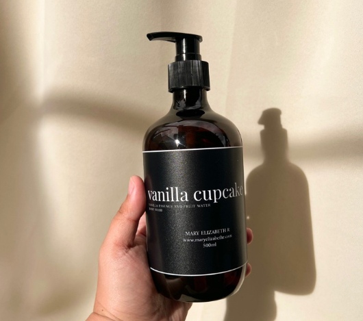 Vanilla Cupcake Body Wash for Skin Lightening - Mary Elizabeth R