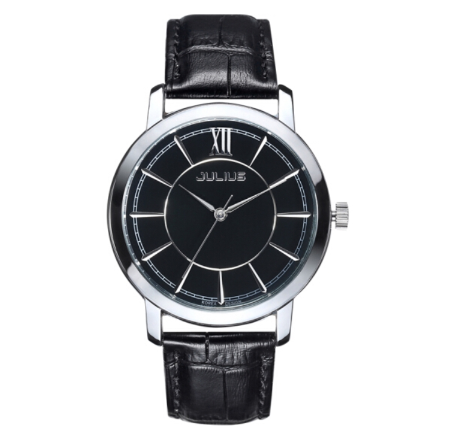 JULIUS Genuine Fashion Couple Watch Bamboo Belt Anti Couple Watch JA-808 4