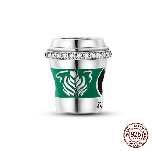 925 Sterling Silver Green Series Tree Cactus Avocado Pendant DIY Charm Beads Fit Original Pandora Charms Bracelet Women Jewelry D37