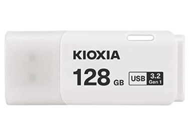 Kioxia U301 128gb Usb3.2 Gen 1 Flash Drive White Lu301w128gg4